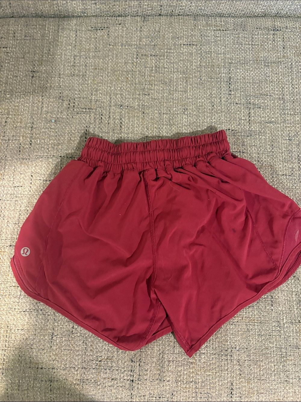 lululemon athletica Women's Deep Red Athletic Shorts